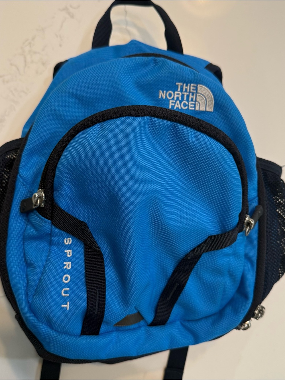 The North Face Mini SPROUT Youth BACKPACK Travel SCHOOL Hiking Blue Black Kids